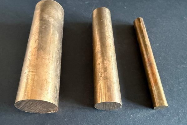 Phosphor-Bronze-Stangen, verschiedene Längen und Durchmesser