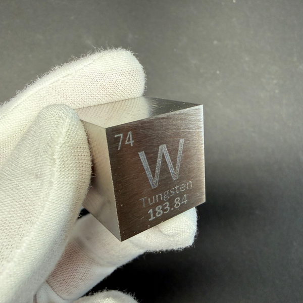 Elementwürfel Wolfram 1 x 1 x 1 Zoll, 313 g