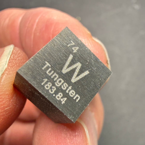 Elementwürfel Wolfram 1 x 1 x 1 cm