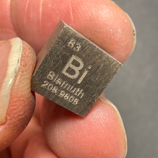Elementwürfel Wismut 1 x 1 x 1 cm