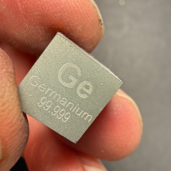 Elementwürfel Germanium 1 x 1 x 1 cm