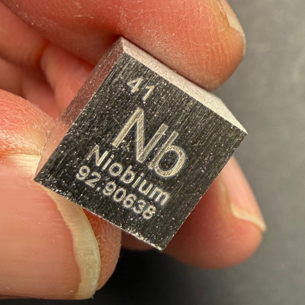 Elementwürfel Niob 1 x 1 x 1 cm