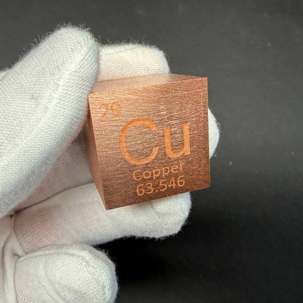 Elementwürfel  Kupfer 1 x 1 x 1 Zoll