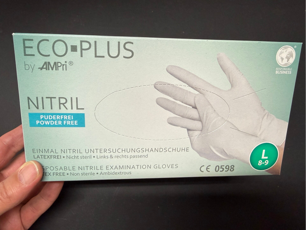 Einweghandschuhe Nitril, 100 Stück Packung