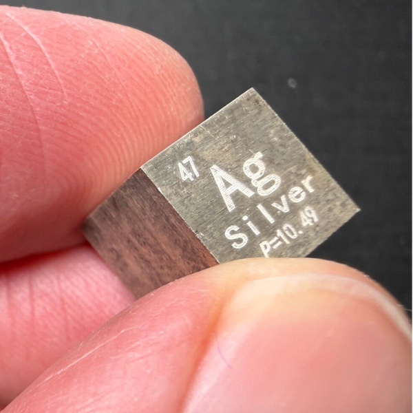 Elementwürfel Silber 1 x 1 x 1 cm