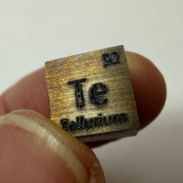 Elementwürfel Tellur 1 x 1 x 1 cm