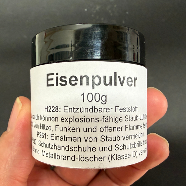 Eisenpulver, fein, reinst, 100g