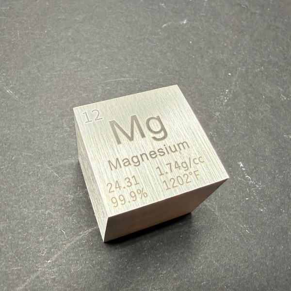 Elementwürfel Magnesium 1 x 1 x 1 Zoll, 27 g