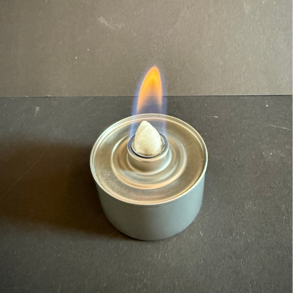 Kleiner Spiritusbrenner aus Metall