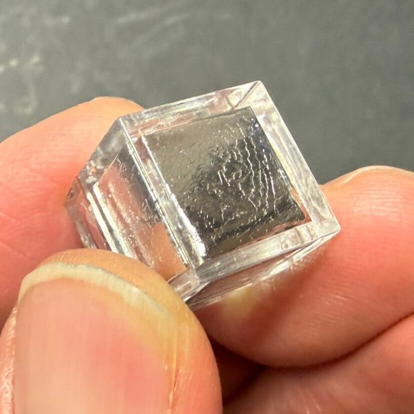 Elementwürfel Indium 1 x 1 x 1 cm, ca. 7,3 g, ohne Beschriftung