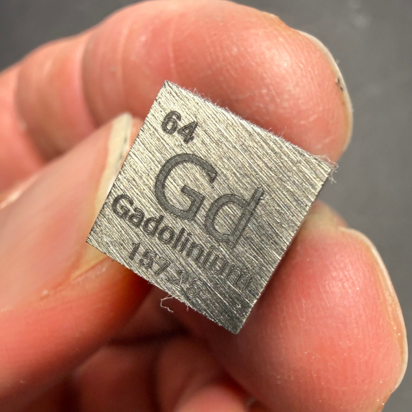 Elementwürfel Gadolinium 1 x 1 x 1 cm