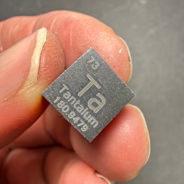 Elementwürfel Tantal 1 x 1 x 1 cm