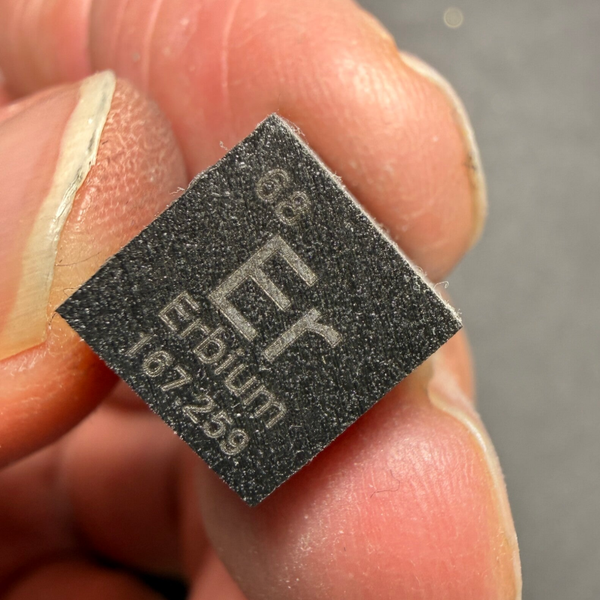 Elementwürfel Erbium 1 x 1 x 1 cm