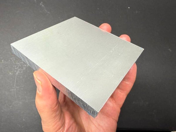 Aluminium-Platten, Legierung 6061, 10 x 10 cm