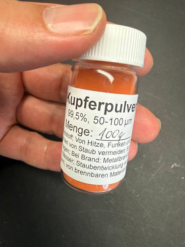 Kupfer Pulver, 50 - 100 um, > 99,7% Cu, 100 g
