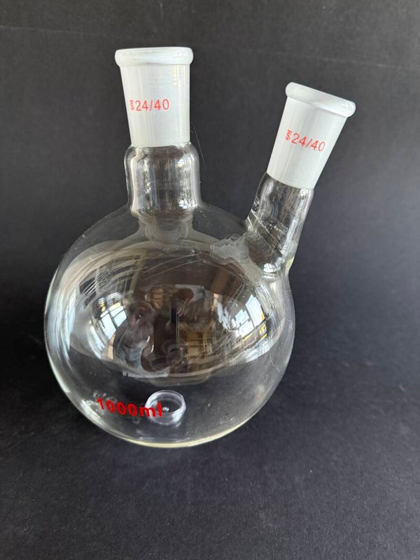 Zweihalskolben, verschiedene Grössen