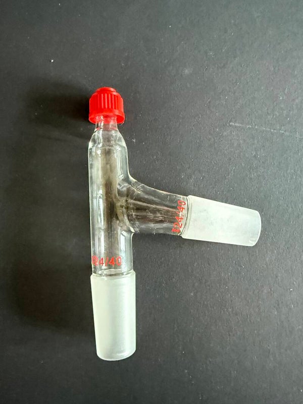 Destillations- T-Adaper NS24 für Thermometer 5mm