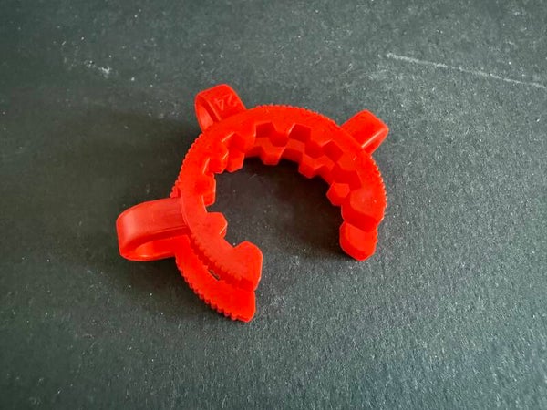 Normschliffklemmen aus Kunststoff, verschiedene Grössen