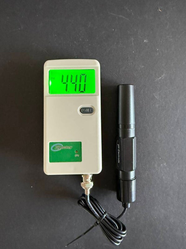 pH Meter, Handgerät mit Glaselektrode
