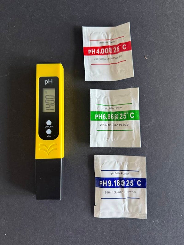 Handliches Taschen-pH Meter mit Glaselektrode