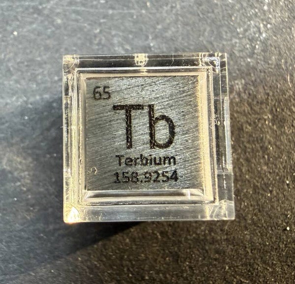 Elementwürfel Terbium 1 x 1 x 1 cm