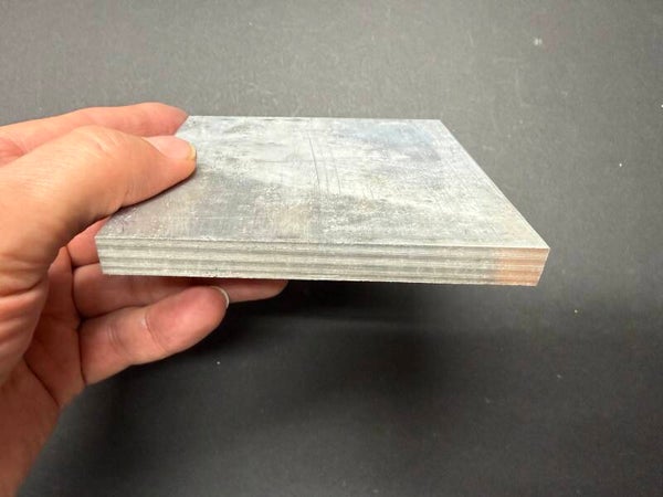 Magnesium Platte 10 x 10 cm