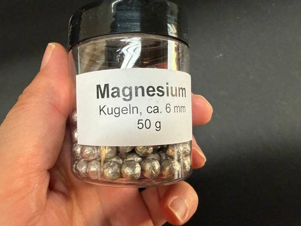 Magnesium Kugeln ca. 6-10 mm, Reinmagnesium >99%