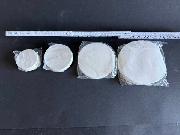 Rundfilter, mittelschnell, verschiedene Grössen