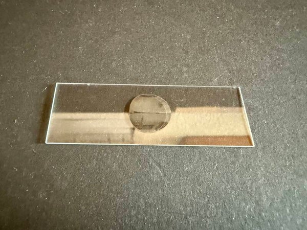 Objektträger 76 x 26 mm mit Vertiefung