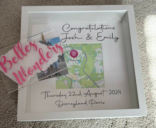 Personalised Engagement box frame