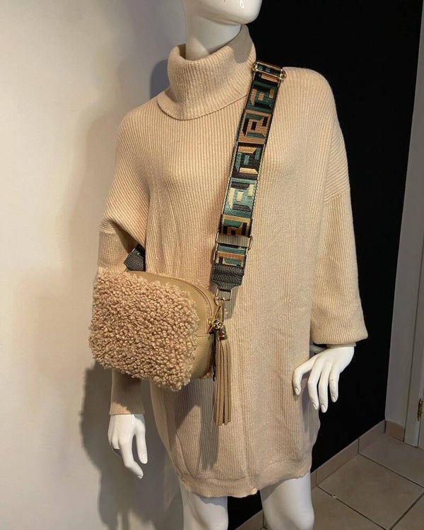 Jurk kort beige