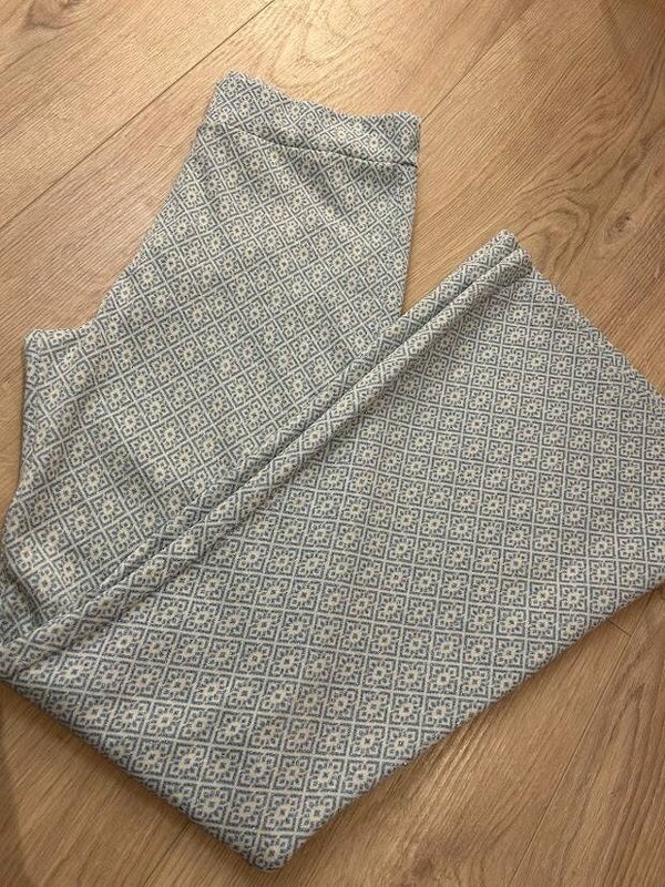 Flare broek blauw