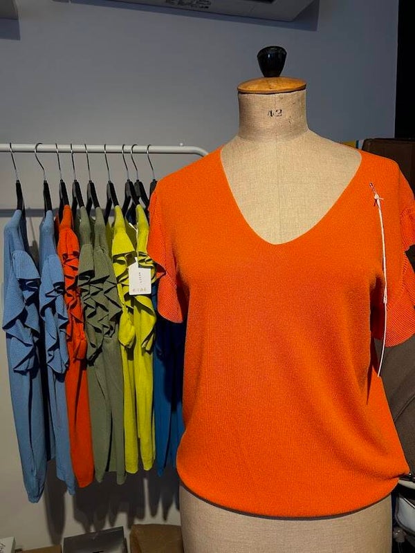 Blouse - orange