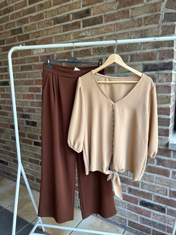 Beige blouse