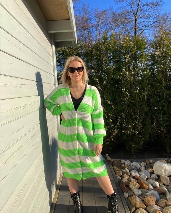 Golf gestreept Lang - groen