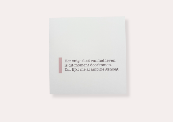 Kaart - Ambitie genoeg