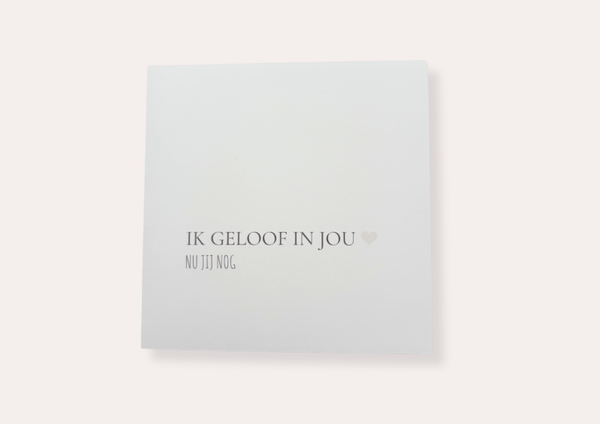 Kaart - Ik geloof in jou