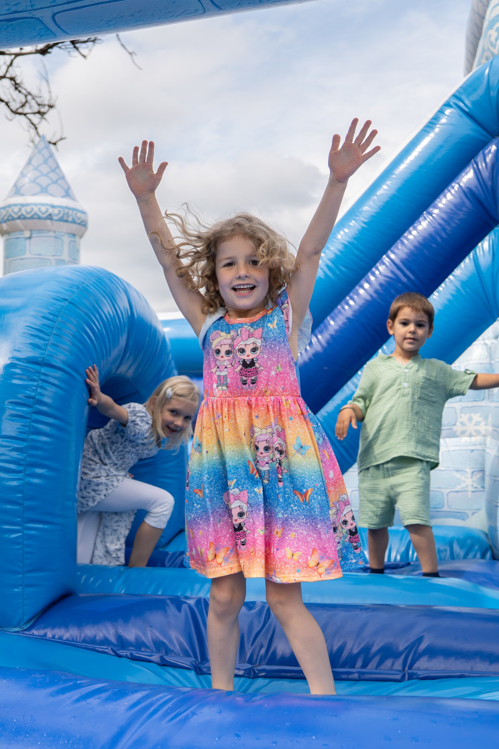 Huepfburg Kindergeburtstag Kinderspaß Graz