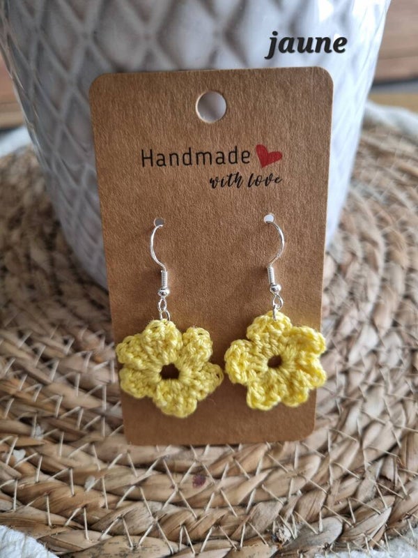 Boucles d oreilles " CALI" (plusieurs coloris)
