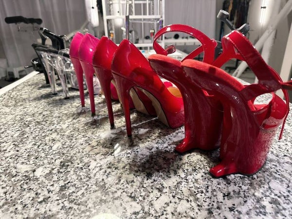 4 in 1 Leather Heels