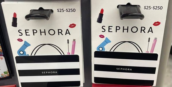 In Store Sephora Beauty Make Up Card