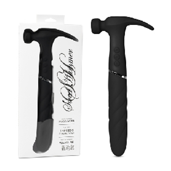 Black Color Silicone 10 Functions Hammer Vibrators