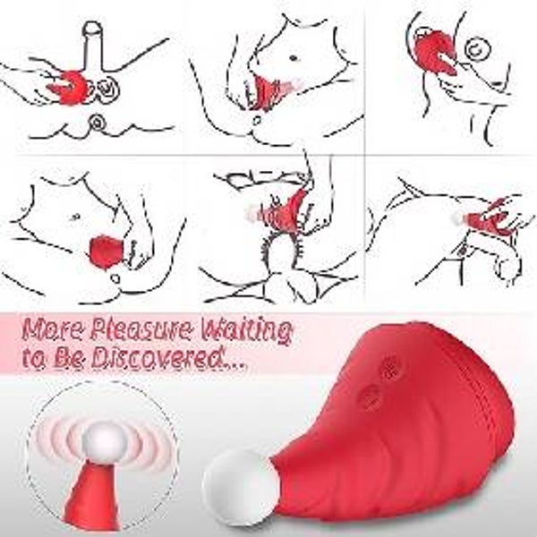5 Speeds Hat Shape Clitoral Stimulator
