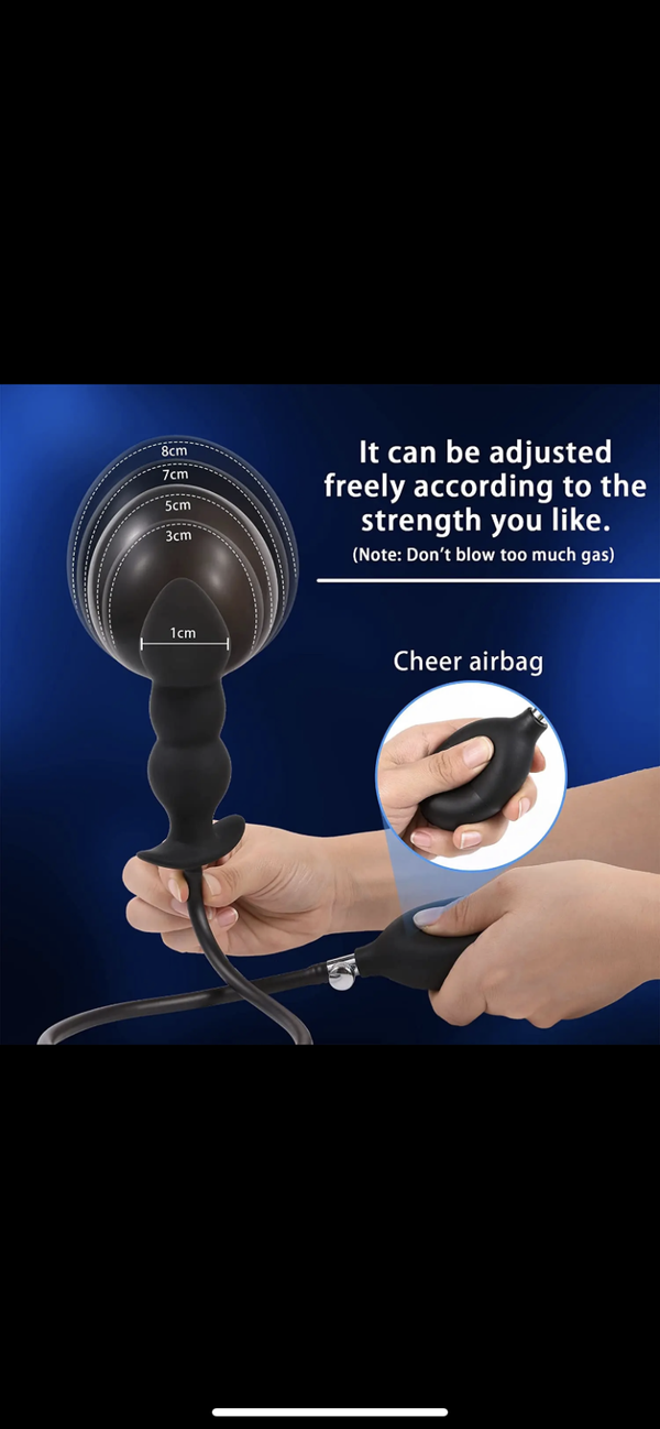 Hannibal Expand Inflatable Anal Plug Huge Butt Plug