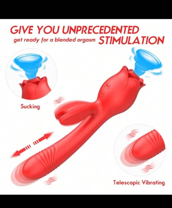 Thrusting Rose Vibrator