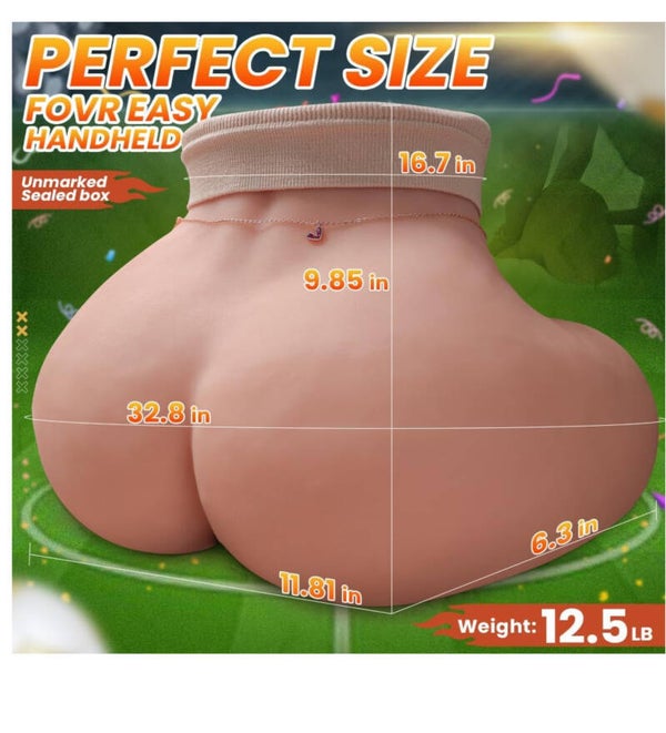 Big Butt Male Masturbator 12.5lb