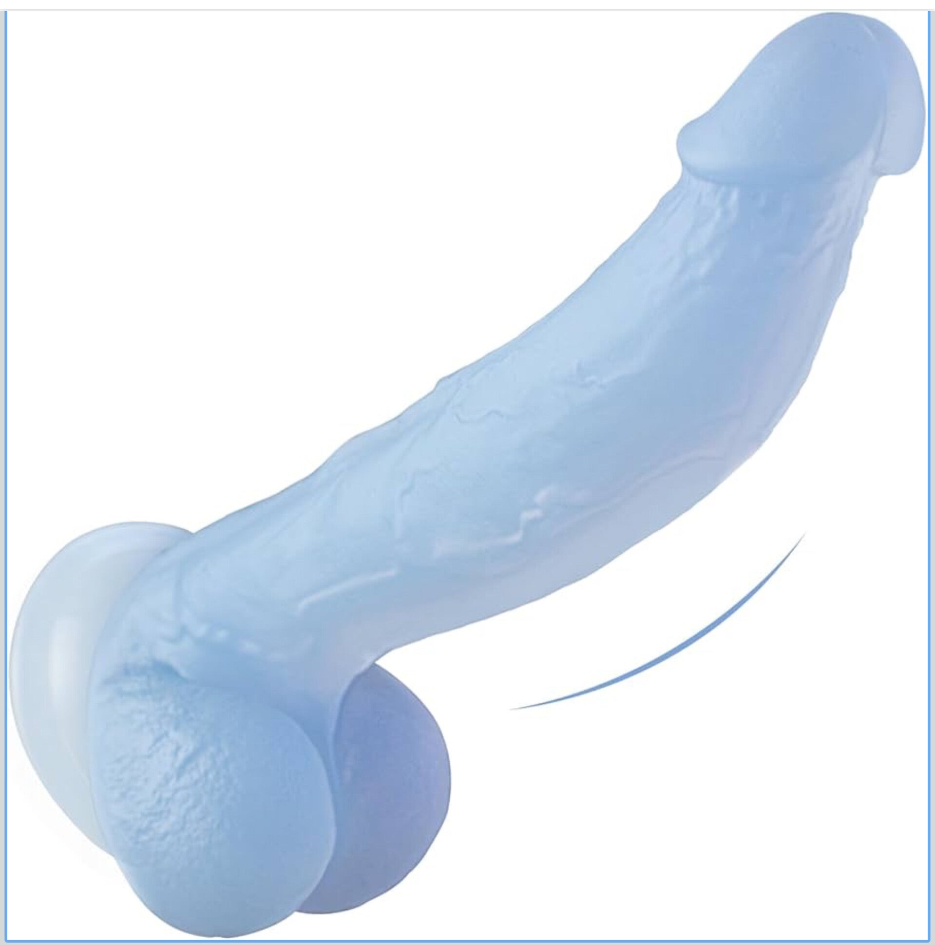 7.87" Realistic Silicone Dildo with Strong Suction Cup