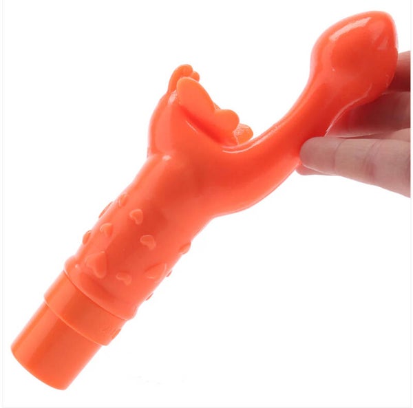 CalExotics Rechargeable Butterfly Kiss Vibe in Orange