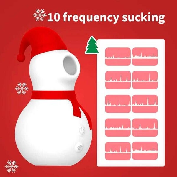 Snowman Clit Sucking Vibrator