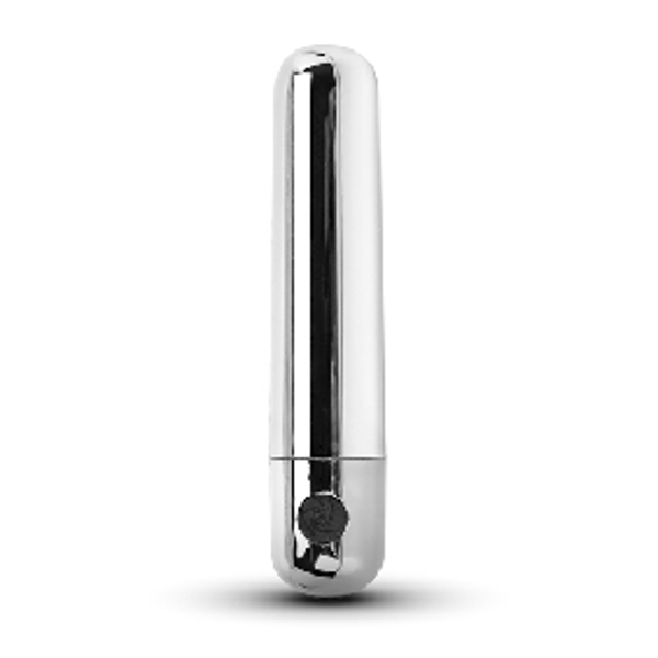 3.8 Inches Silver Color 10-Speed USB Recharging Vibrating Bullet